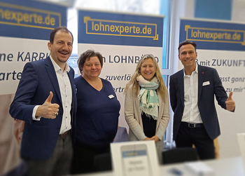 Rückkehrertag 2024: Messestand Lohnexperte AG